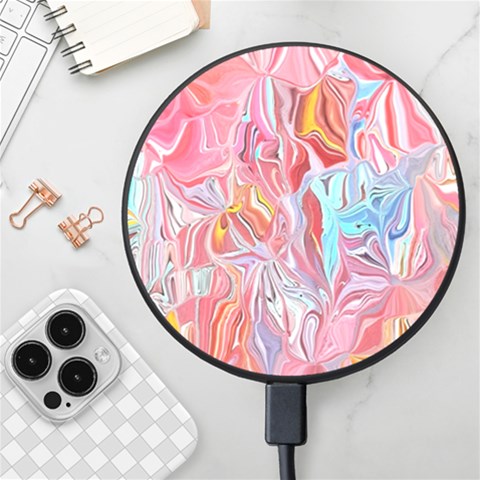 Marbling art Wireless Fast Charger(Black) from ArtsNow.com