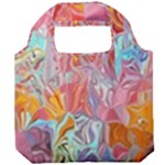 Marbling art Foldable Grocery Recycle Bag