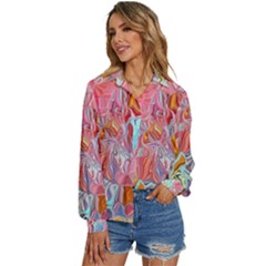 Women s Long Sleeve Button Up Shirt 