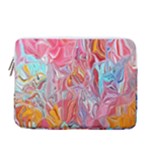 Marbling art 13  Vertical Laptop Sleeve Case With Pocket