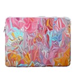 Marbling art 15  Vertical Laptop Sleeve Case With Pocket