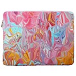 Marbling art 17  Vertical Laptop Sleeve Case With Pocket