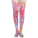 Marbling art Thigh High Stockings