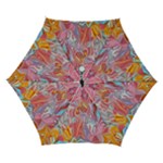 Marbling art Automatic Folding Umbrella with Case (Small)