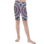 Pattern Nature Kids  Mid Length Swim Shorts