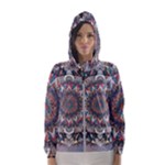 Pattern Nature Women s Hooded Windbreaker