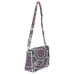 Pattern Nature Shoulder Bag with Back Zipper