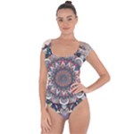 Pattern Nature Short Sleeve Leotard 