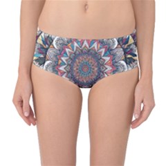 Mid-Waist Bikini Bottoms 