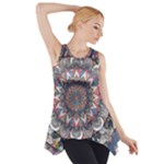 Pattern Nature Side Drop Tank Tunic