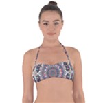 Pattern Nature Tie Back Bikini Top