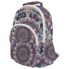 Rounded Multi Pocket Backpack 