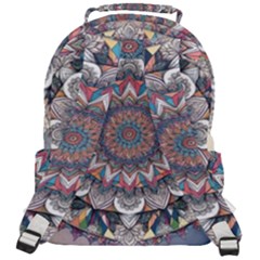 Rounded Multi Pocket Backpack 