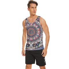 Men s Wide Collar Tank Top 