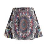 Pattern Nature Mini Flare Skirt