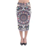 Pattern Nature Midi Pencil Skirt