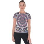 Pattern Nature Short Sleeve Sports Top 