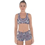 Pattern Nature Racerback Boyleg Bikini Set