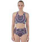 Pattern Nature Racer Back Bikini Set