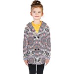 Pattern Nature Kids  Double Breasted Button Coat