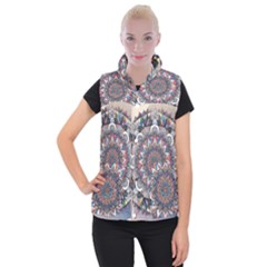 Pattern Nature Women s Button Up Vest from ArtsNow.com