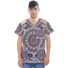 Men s V-Neck Scrub Top 