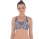 Pattern Nature Cross String Back Sports Bra