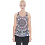 Pattern Nature Piece Up Tank Top