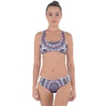 Pattern Nature Criss Cross Bikini Set