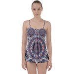 Pattern Nature Babydoll Tankini Set