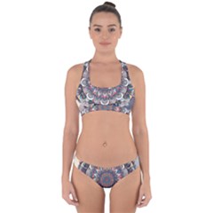 Pattern Nature Cross Back Hipster Bikini Set from ArtsNow.com