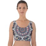 Pattern Nature Velvet Crop Top