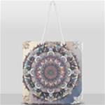 Pattern Nature Full Print Rope Handle Tote (Large)