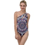 Pattern Nature To One Side Swimsuit