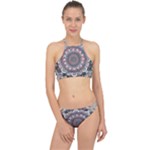 Pattern Nature Halter Bikini Set