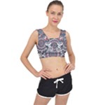 Pattern Nature V-Back Sports Bra