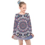 Pattern Nature Kids  Long Sleeve Dress