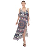 Pattern Nature Maxi Chiffon Cover Up Dress