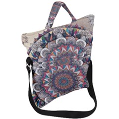 Fold Over Handle Tote Bag 