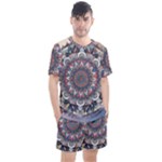 Pattern Nature Men s Mesh T-Shirt and Shorts Set