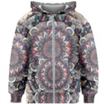 Pattern Nature Kids  Zipper Hoodie Without Drawstring