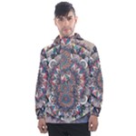 Pattern Nature Men s Front Pocket Pullover Windbreaker