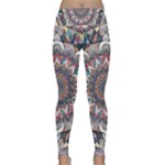 Pattern Nature Lightweight Velour Classic Yoga Leggings