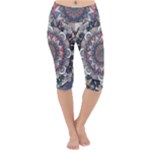 Pattern Nature Lightweight Velour Cropped Yoga Leggings