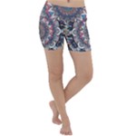 Pattern Nature Lightweight Velour Yoga Shorts