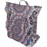 Pattern Nature Buckle Up Backpack