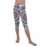 Pattern Nature Kids  Lightweight Velour Capri Leggings 