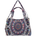 Pattern Nature Double Compartment Shoulder Bag