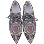 Pattern Nature Pointed Oxford Shoes