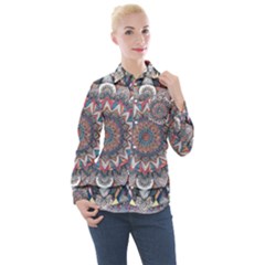 Women s Long Sleeve Pocket Shirt 